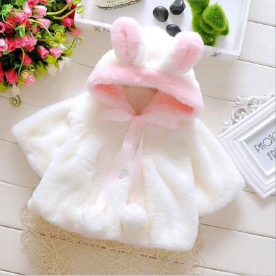 China 2020 Breathable Newtoddler Girl Winter Clothing Fashion Plush Plush Plush Rabbit Jacket Babies Clothing for sale