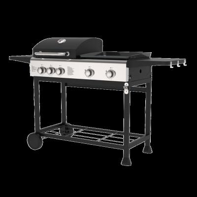 China Adjustable Height Combination BBQ Gas Grill Heavy Duty Charcoal Garden Patio Outdoor Patio Premium and Plancha BBQ Grill for sale