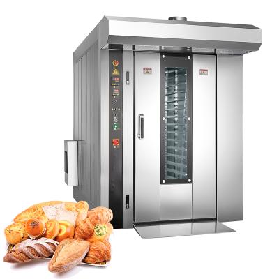 China High Efficiency YOSLON 32 Trays Convection Oven Bakery Equipment Gas Rotary Oven for sale