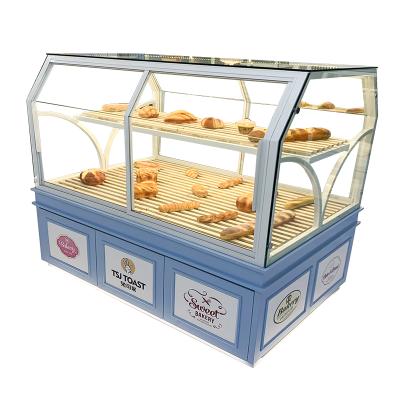 China Yoslon Bakery / Supermarket / Commercial 3ft , Wooden Cake Fridge Display Mall Showcase for sale