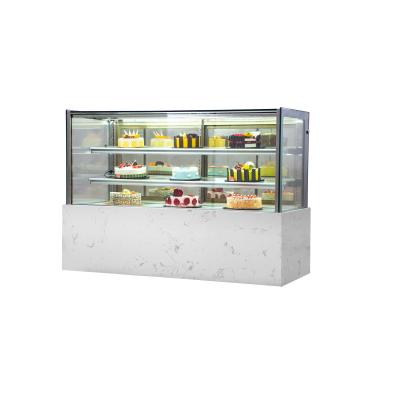 China Preserving Hot Food YOSLON YSN-180 Three-layer Display Rack, Large Space, Energy-saving Rectangular Cake Showcase for sale