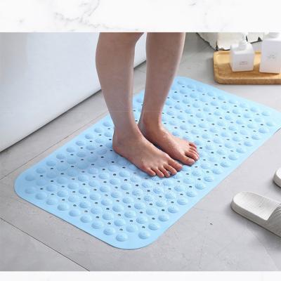 China Custom Made Size Bathroom Loofah Slip Bath Mat Non Slip Water Absorb Moldproof Non Slip Anti Slip Bathroom Shower Mat for sale