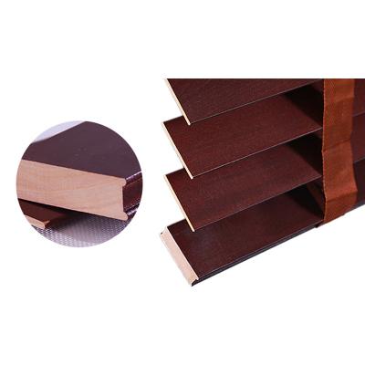 China Country Competitive Price Easy Clean Window Wood Shade With Rope For Door Balcony Corridor for sale