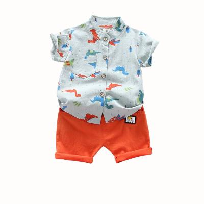 China Hot Sale Summer Casual Practical Toddler Boys 2 Pieces Casual Clothing Set For Kids for sale