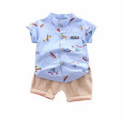 China Newest Casual Original Factory Summer New Release Clothing Sets Kids Shirt 2 Clothes Set for sale