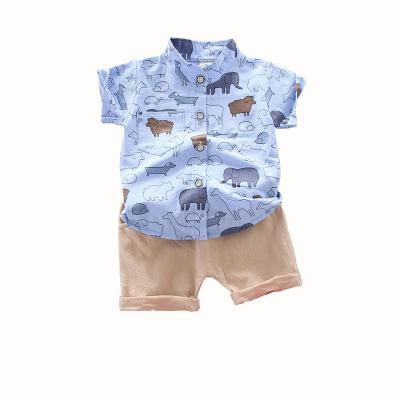 China Casual Factory Directly Sell Boys Clothing Sets Fashion Style Kids Summer Casual Set for sale