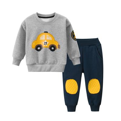 China Wholesale Children's Clothing Boy's Suit Two Piece Fleece Kids Sportswear Casual for sale