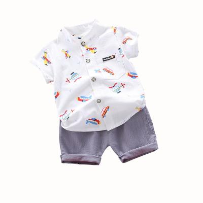 China High Quality Cheap Toddler Casual Little Boy Set Summer Outfits For Baby Boy 2pcs Set for sale