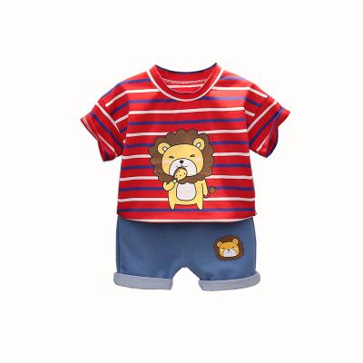 China Competitive Price Casual Cartoon Clothes Newborn Boy Sets Baby Toddler Clothing Set for sale