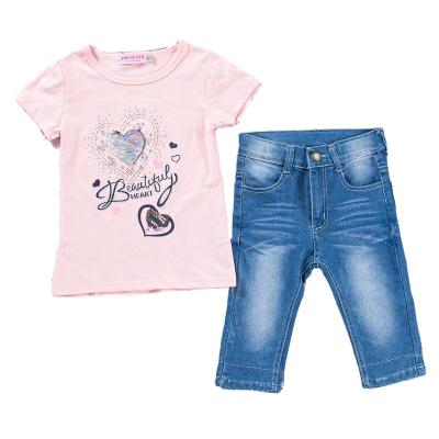 China The style is novel and the workmanship is excellent good quality 2020 boutique little girls sets girls casual clothing sets for sale