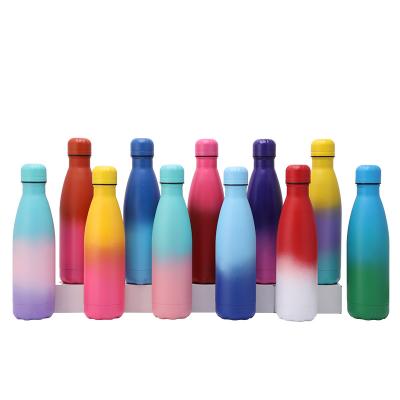 China A3609 500ml Custom Stainless Cups PORTABLE Custom Vacuum Cup Travel Drink Water Sports Bottle Cool Insulation Flasks for sale