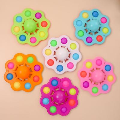 China Korean Bubble Toy Fidge Octopus Spinner Flip Change Face Spinner Push Finger Octopus Finger Relaxation Jugg Jae Headgear DD155-3 Movies Large for sale