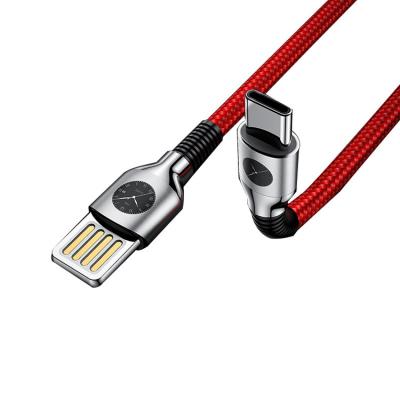 China MP3/MP4 Player Wholesale 3A Data Cable Fast Charging Zinc Alloy Data Cable With Mesh Braid Nylon Data Cable for sale