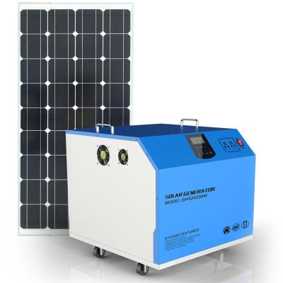 China 2KVA Off Grid Ac Solar System With Built-in Inverter And HM-24200 Controller for sale