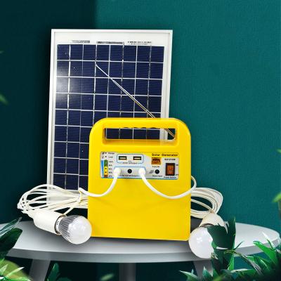 China Domestic Low Price 10W Portable Solar Home Lighting System for sale