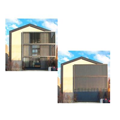 China wall fixed louver aluminium louver panel 6063 grade extruded aluminum blade profile for sale