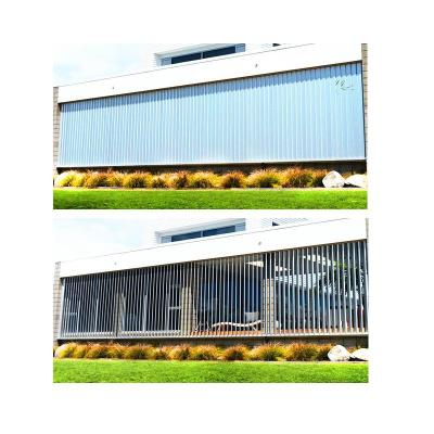 China Fire rated wall fixed louver outdoor sun shade aerobrise sliding louver for sale