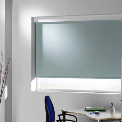 中国 motorized manual fascia square bracket dual roller blinds 販売のため