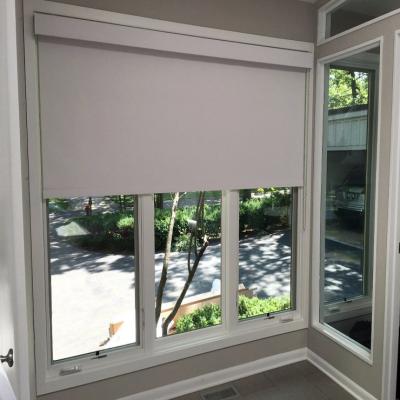 中国 European style polyester fabric day night one way vision window roller blinds 販売のため