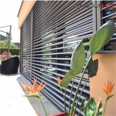 China Electric aerofoil sun shade aluminum sun louver for sale