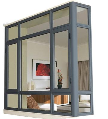 China Customized aluminium tilt & turn window for housing door and window design à venda