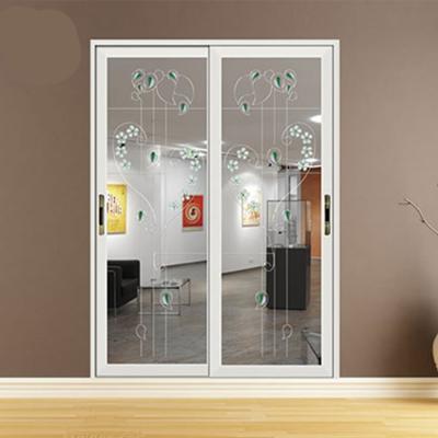 China Aluminum Bifold Door double tempered insulated glass security doors for sale