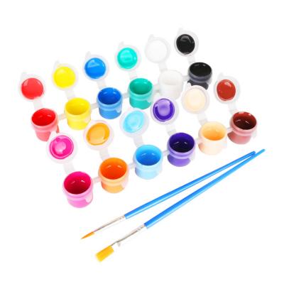 China 5ml Non-toxic Acrylic Watercolor Paint Art Set, 12colors Paint By Numbers Canvas Acrylic (12*5ml) for sale