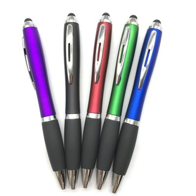 China Good Quality Black Ballpoint Pen Multifunctional Pens Matt Ballpoint Pens Stylus Screen Office School Ballpoint Pens for sale