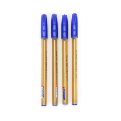 China Promotional Pen Hot Selling Golden Triangle four colors tip gel pen nib holder oil gel ballpoint pens for sale