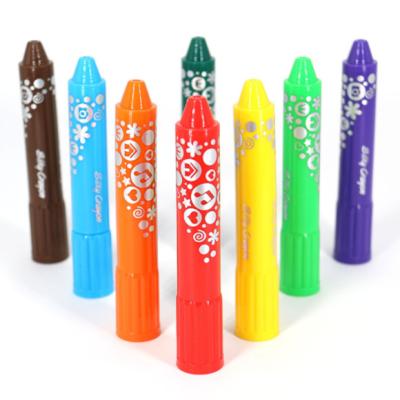 China Wholesale Colored Washable Non-Toxic Twisting Student Drawing Smooth Stationery Drawing Pencils for sale