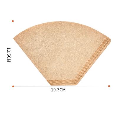 China Hotels Coffee Filter Paper For Home Office Cone Shaped Food Grade Pour Over Coffee Maker Coffee Filter Paper for sale