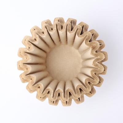 China Viable Hot Selling Basket Wave Coffee Maker Coffee Filter Paper 100% Coffee Filter Paper Hot Wood Pulp for sale