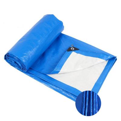 China Double Faced 13 Oz White Pe  Hdpe Tarpaulin Material And Tarpaulin Bag Custom for sale