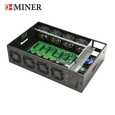 China With Fan B85 High Efficiency GPU Server Case 8 GPU 3070 Graphics Cards PC Case 3300W Low Power GPU Case for sale