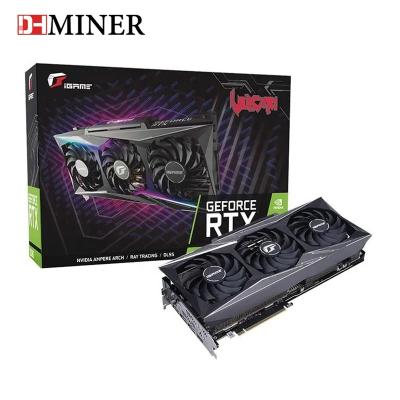 China Modern Design Workstation GPU GeForce RTX3080 Vulcan LHR 384 iGame Bit GDDR6X 1710Mhz RTX 3080 12GB for sale