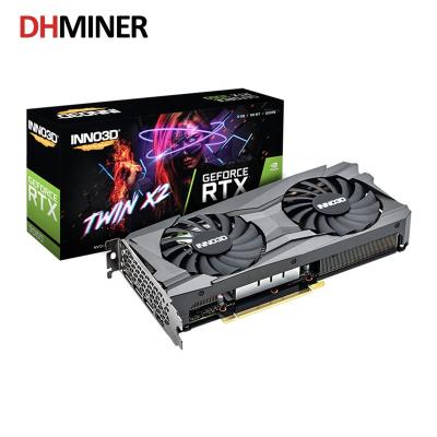 China Laptop RTX 3060 Ray Tracing INNO3D GEFORCE RTX3060 TWIN X2 12GB Realtime Video Card with 9cm Big Fans for sale