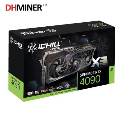 China Laptop PC Game 24GB GDDR6X 384-BIT 1008GB/sec GEFORCE RTX 4090 ICHILL X3 4090 32 RAM Graphics Card for sale