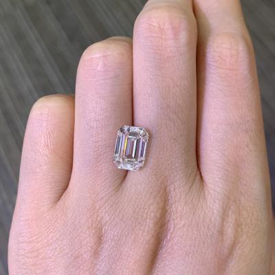 China VS1 G 3.69 Carat Lab Made Emerald Cut Diamond OEM ODM for sale