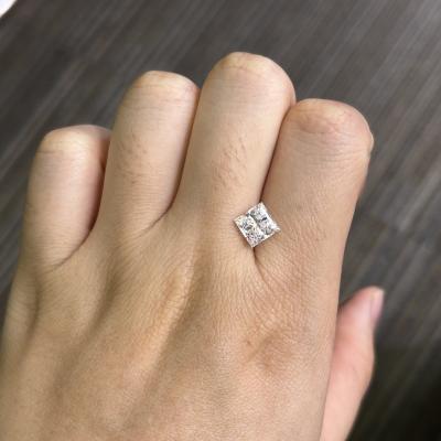 China 2.02CT D VS1 EX VG CVD Groeide Brilliance Diamanten Princess Cut IGI gecertificeerd Te koop