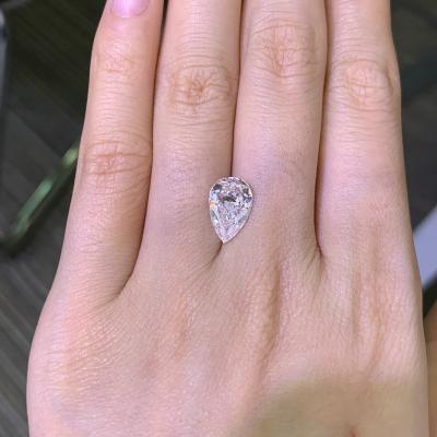 China 2.76CT G VS1 EX VG CVD Diamond Pear Cut IGI Certificado LG631444389 à venda