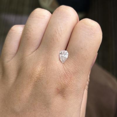 China 1.03 Carat E VS1 EX VG CVD Pear Shaped Lab Diamond Synthetic for sale