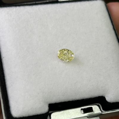 Cina 0.8ct Diamante coltivato in laboratorio CVD VS Hpht Fancy Yellow Pear Cut in vendita