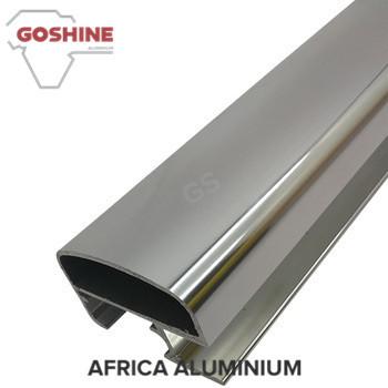 China golden aluminum extrusion profile polish aluminum profile for kitchen and bathroom for sale