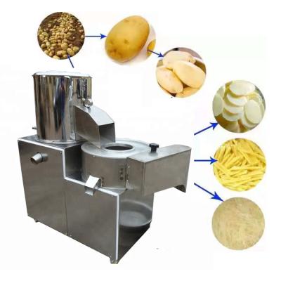 China High efficicency Professional Spiral Cutter Potato Chips Slicer Potato Peeling And Slicing Machine for sale