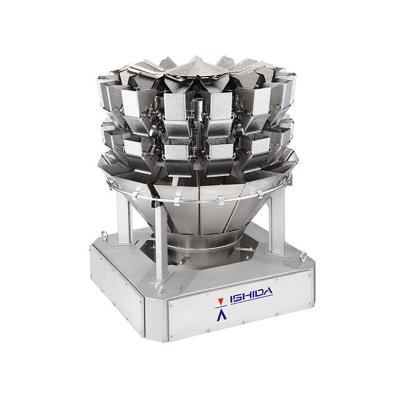 China ISHIDA14 Multihead Food Weighers 210 weighments per minute and 0.5-1.0 gram accuracy. for sale