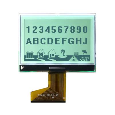 China Custom size 240X160 2.9 inch character monochome lcd display connector TOOTH FPC for sale