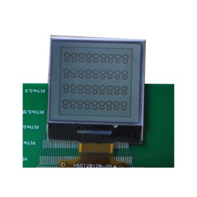 China COG FPC Type 128x128 STN 1.5 Inch Monochrome Transflective LCD Graphics Module for sale