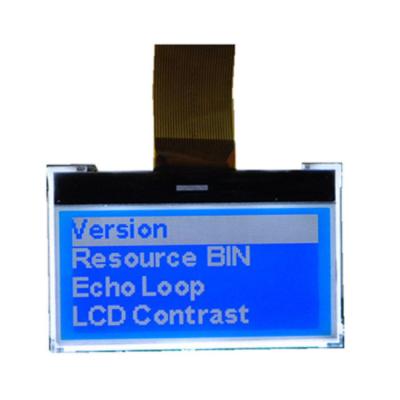 China STN 2.2 Inch LCD Display 128x64 Backlight Connector FPC TOOTH Driver IC Blue White ST7565R for sale