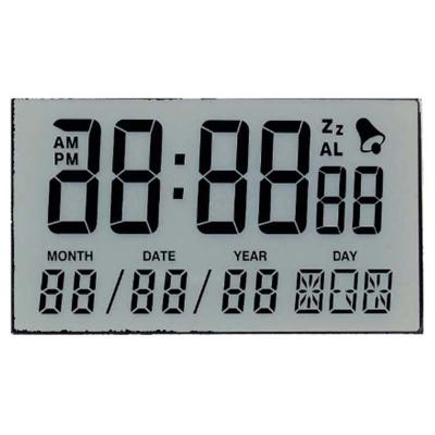 China OEM Electronic Component Parts Display Digit Clock LCD Custom Size for sale