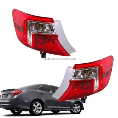 China For 2012-2014 Toyota Camry For 2012-2014 Toyota Camry Tail Light Set Clear / Red Outer Passenger + Driver for sale